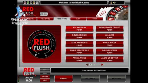 O casino red flush casino flash